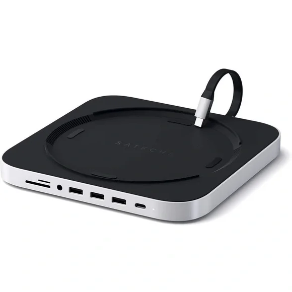 Satechi USB C Hub - Type-C Aluminum Stand & Hub for M1/M2 Apple MacMini - Picture 9 of 9